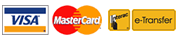visa Credit Cards we accept